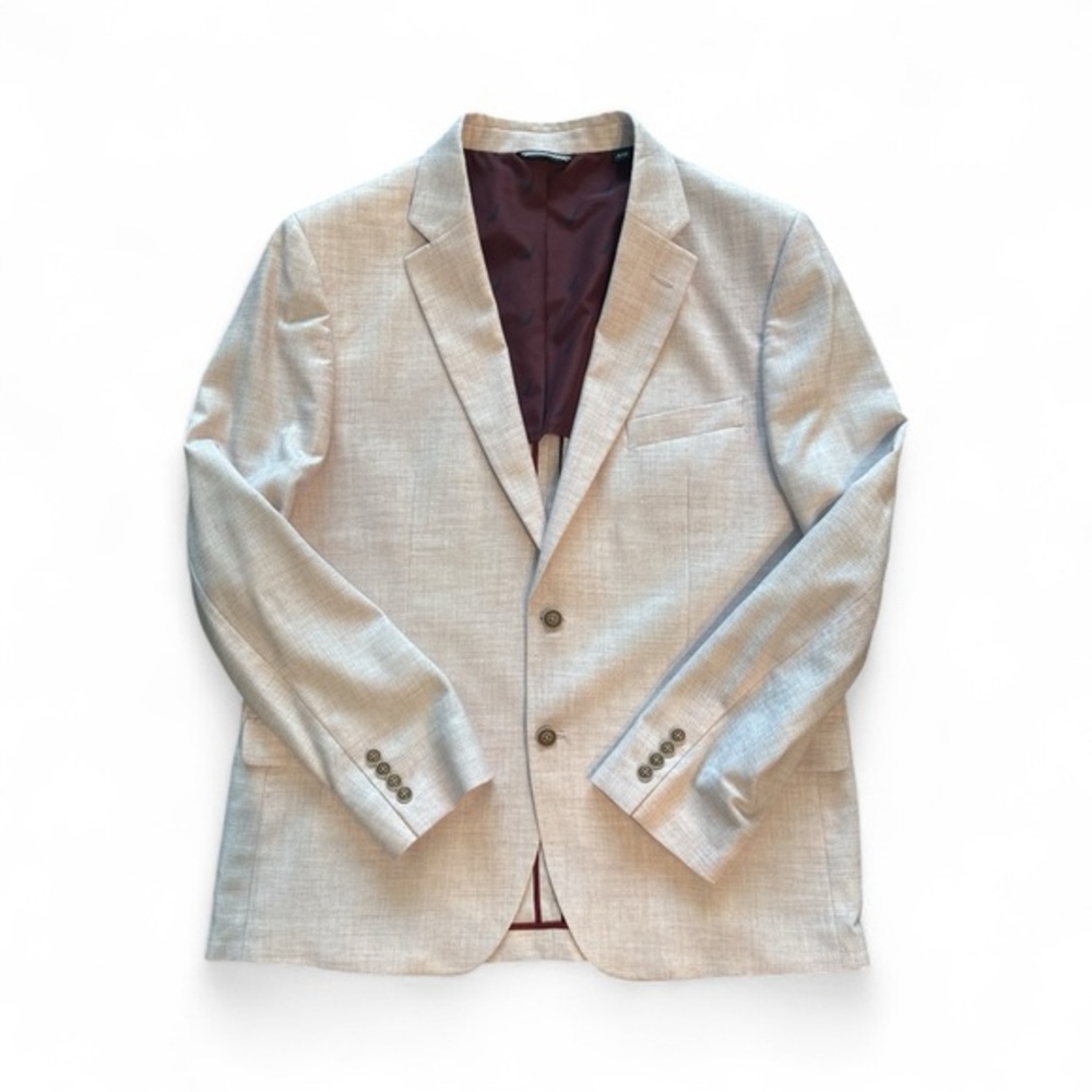 Nautica Modern Fit Single Breasted Double Vent Two Button Blazer Size 44R